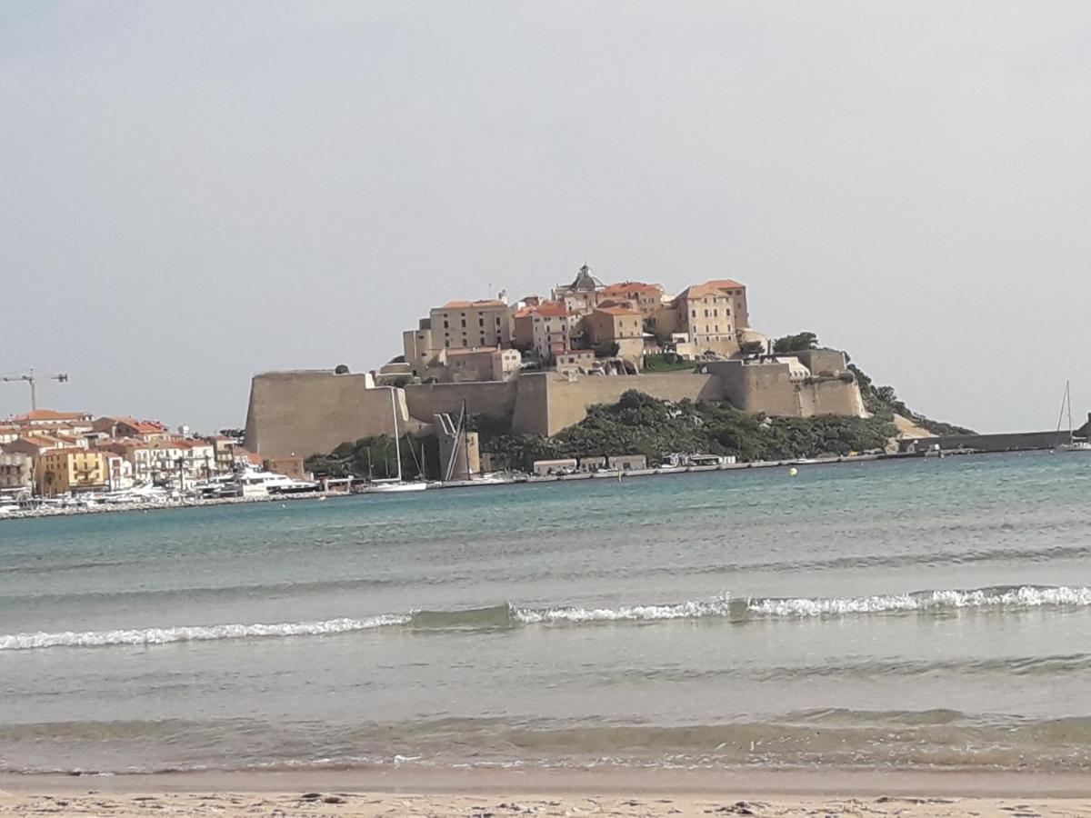 residence caroline calvi direct plage Exterior foto